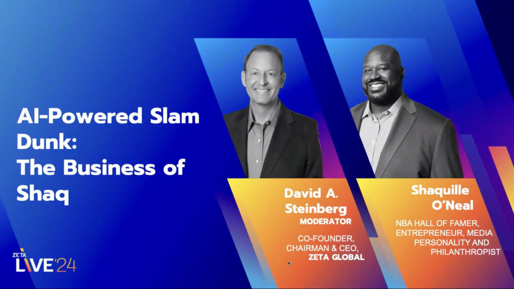 Graphic: Ai-powered slam dunk - the business of Shaq - Zeta Live 2024