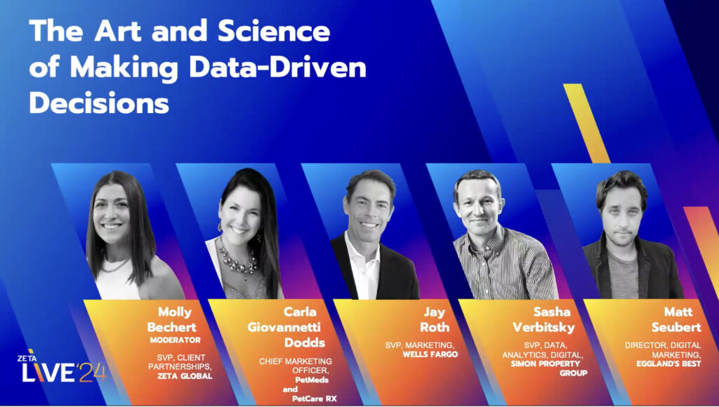 Graphic: The art and science of data-driven decisions - Zeta Live 2024