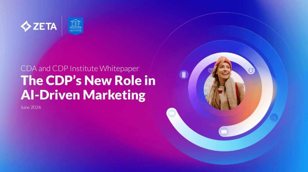 cover image for the CDPs New Role in AI-Driven Marketing paper